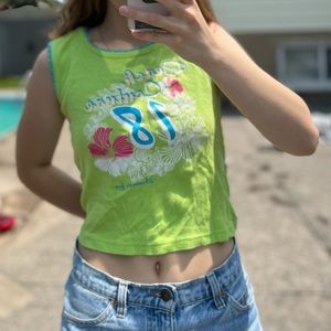 Y2k summer tank top